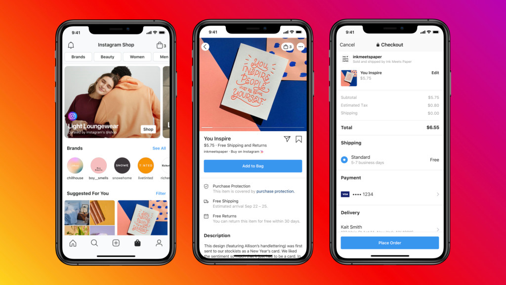 Instagram launches shops tabs